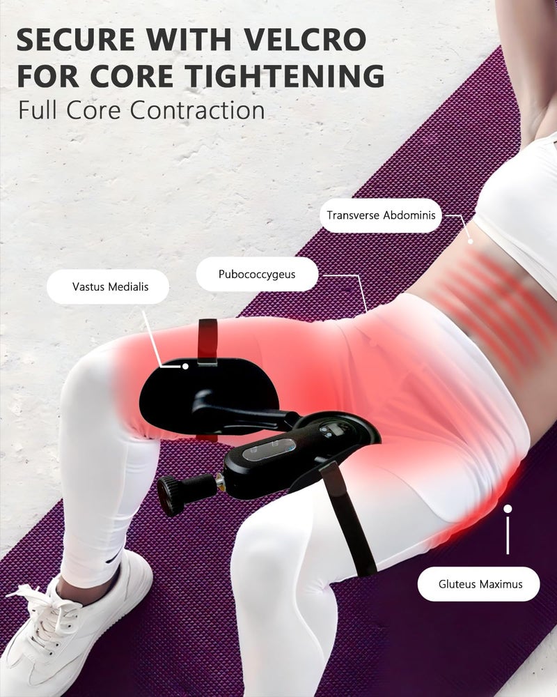 Vigforom Thigh Master, Kegal Exerciser Inner Trainer with 0-135 lbs Adjustable Resistance for Inner Muscle Strengthen| Home Fitness,Pelvic Floor Trainer for Women|Men - Image 4